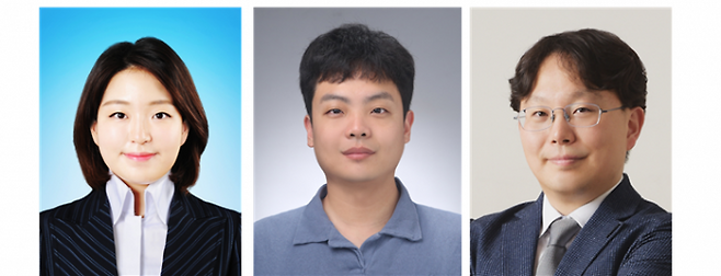 (왼쪽부터) 이유진 KAIST 화학과 석박사통합과정생(제1저자), 김태완 석박사통합과정생, 한순규 교수. KAIST 제공.