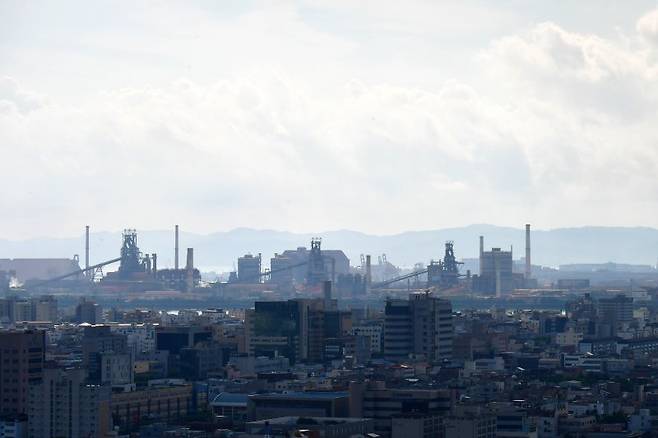 포스코 포항제철소 전경. 뉴스1