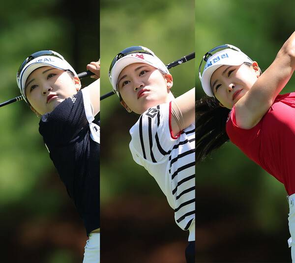 2025년 한국여자프로골프(KLPGA) 투어는 신설 대회인 오로라월드 레이디스 챔피언십에 출전하는 이예원, 노승희, 고지우 프로. 사진제공=KLPGA (사진을 무단으로 사용하지 마십시오.)