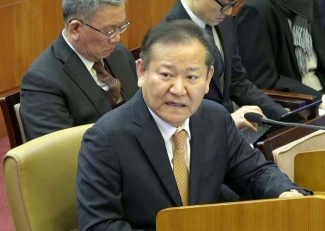 이상민 전 행안부 장관이 2월 11일 서울 종로구 헌법재판소에서 열린 윤석열 전 대통령 탄핵심판 7차 변론기일에 증인으로 출석해 발언하고 있다. 헌법재판소 제공