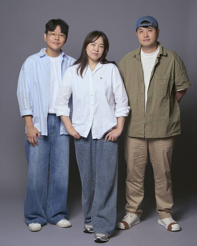 원승재(왼쪽부터), 김노은, 조욱형 PD / 사진=넷플릭스 제공
