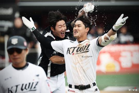 끝내주는 사나이 배정대. 사진=kt wiz제공. 연합뉴스