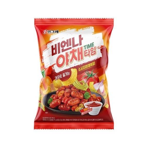 빙그레가 소시지 야채볶음을 접목한 ‘비엔나 야채타임’을 출시했다. [사진 = 빙그레 제공]