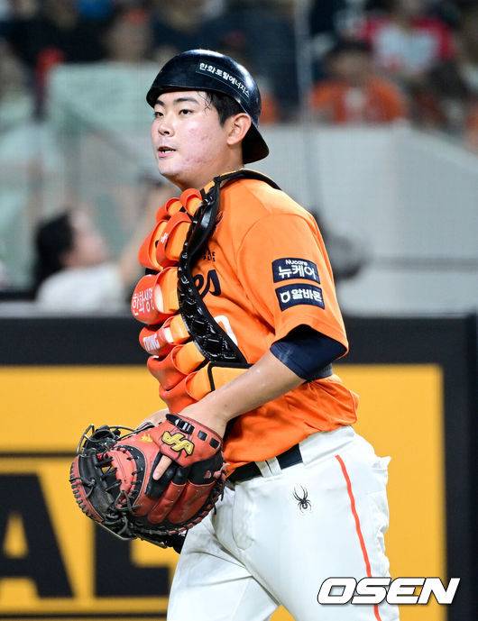 [OSEN=최규한 기자] 한화 허인서. 2025.07.26 / dreamer@osen.co.kr