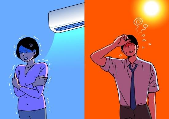 탈수와 열사병, 일사병 환자가 급증하고 있다. 게티이미지