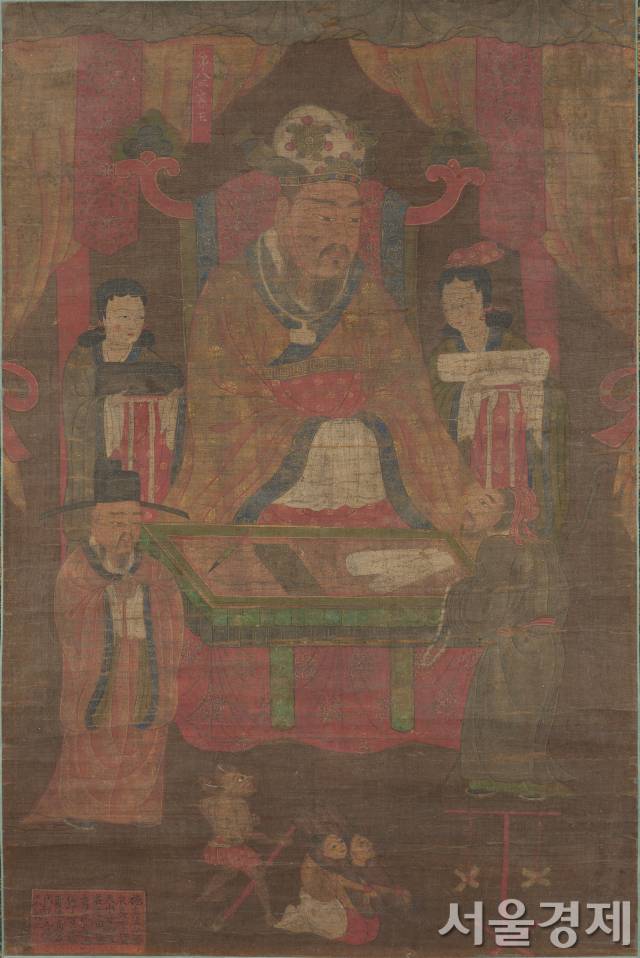 시왕도 가운데 제8 평등왕