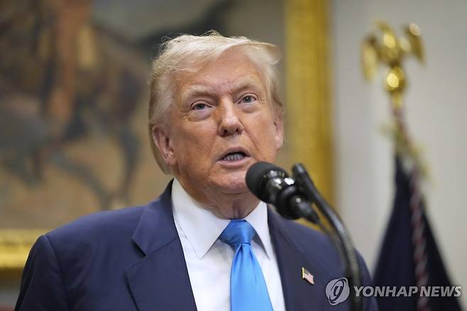 트럼프 미국 대통령 [워싱턴 AP=연합뉴스]