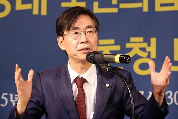 조경태 국민의힘 의원이 아시아포럼 21에서 발언하고 있다 [사진=아시아포럼 21]