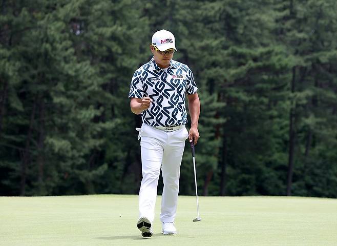 2025 시즌 KPGA 투어 상반기 전 대회 컷통과에 성공한 황도연. KPGA