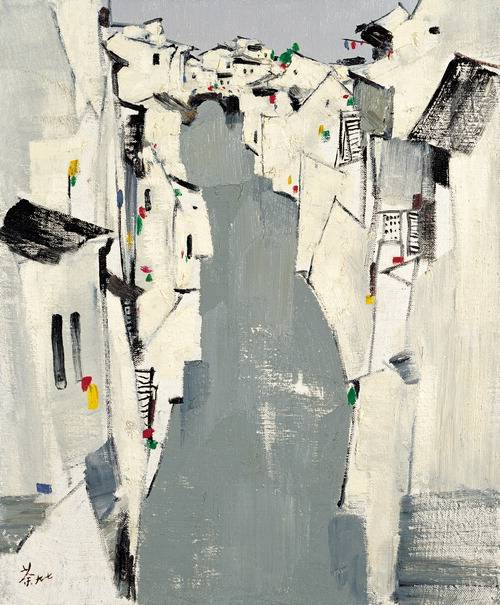 우관중 '수로'(1997).  홍콩예술박물관