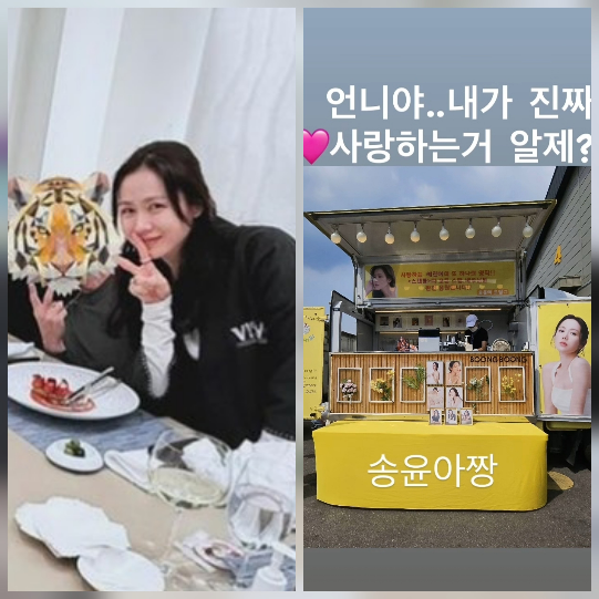 손예진이 절친 송윤아의 응원에 벅찬 감동을 전했다.사진=손예진 SNS