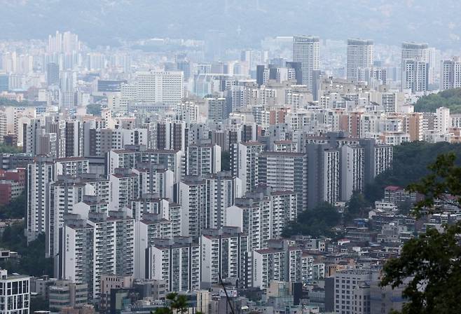 서울 아파트 전경. 뉴시스