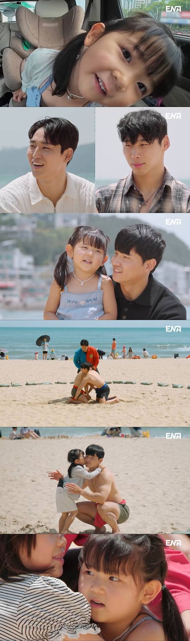 [서울=뉴시스] 씨름 선수 박정우의 딸 도아가 씨름계 아이돌과 만난다. (사진=ENA '내 아이의 사생활' 제공) 2025.08.01. photo@newsis.com *재판매 및 DB 금지