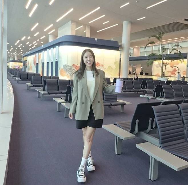 [서울=뉴시스] 신지. (사진=신지 인스타그램 캡처) 2025.08.02. photo@newsis.com *재판매 및 DB 금지