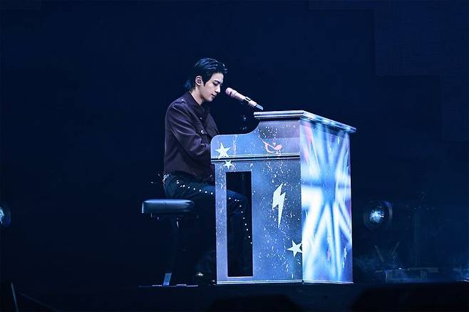 [서울=뉴시스] 방탄소년단 진 미주 투어. (사진 = 빅히트 뮤직 제공) 2025.08.02. photo@newsis.com *재판매 및 DB 금지
