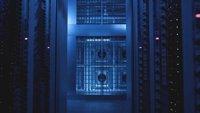 데이터센터 내부 모습. 네이버 제공