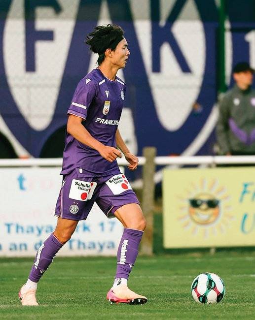 오스트리아 분데스리가&nbsp;FK 아우스트리아 빈의 이강희. FK 아우스트리아 빈 제공