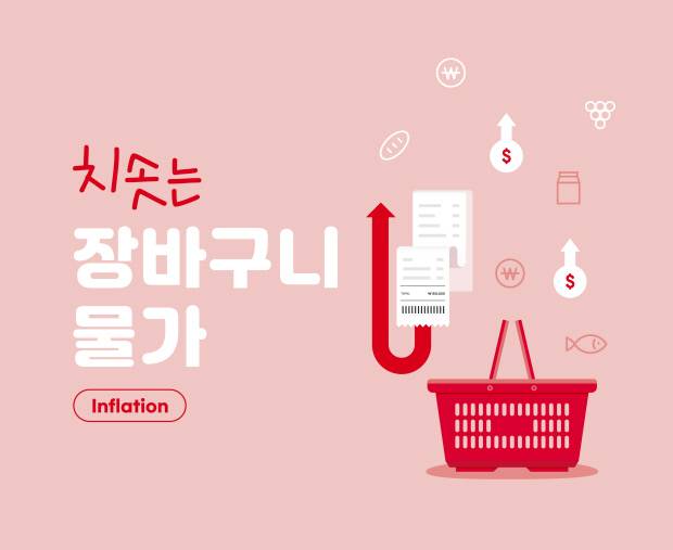잇따른 폭염에 수박, 복숭아 등 제철 과일부터 배추와 무 등 채소류, 계란 등 축산물까지 가격이 급등하면서 밥상물가 부담이 커지고 있다. <클립아트코리아>