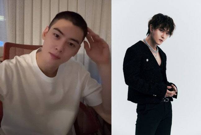 차은우(왼쪽)와 김동혁(사진=SNS, 소속사)