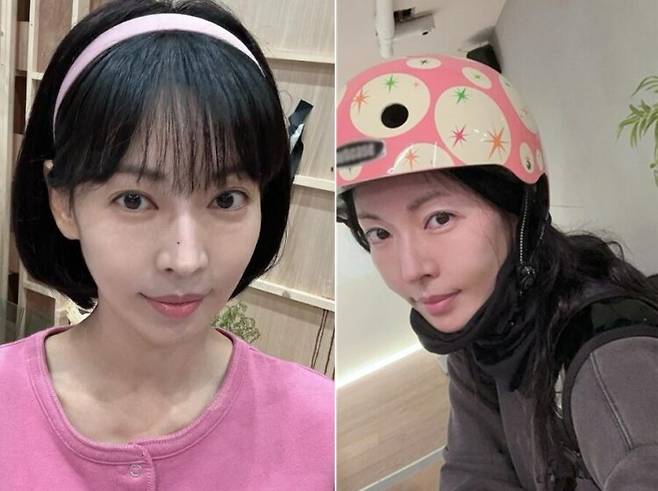 김소연처럼 자외선을 피하려는 노력은 피부를 젊게 유지하는 데 도움을 준다. 자외선은 피부 세포의 구조와 기능을 망가뜨려 노화를 촉진한다. [사진=SNS]