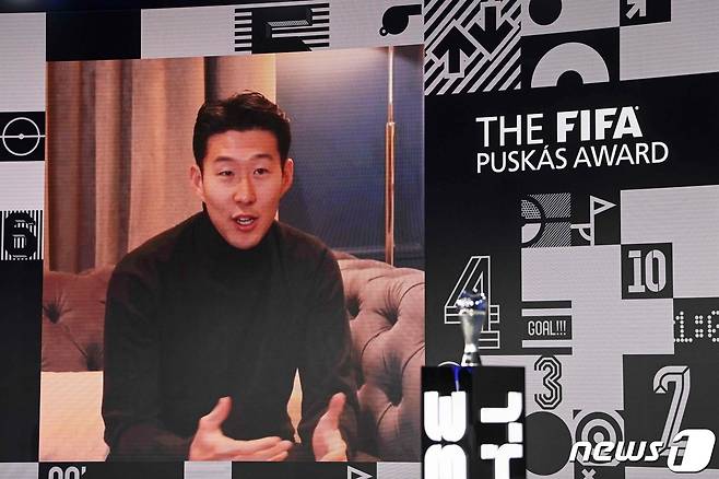 FIFA 푸스카스상을 비롯, 믿기지 않은 발자취를 남긴 손흥민 ⓒ AFP=뉴스1