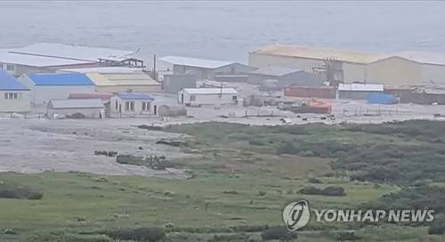 러시아에서 관측된 쓰나미. 로이터=연합뉴스