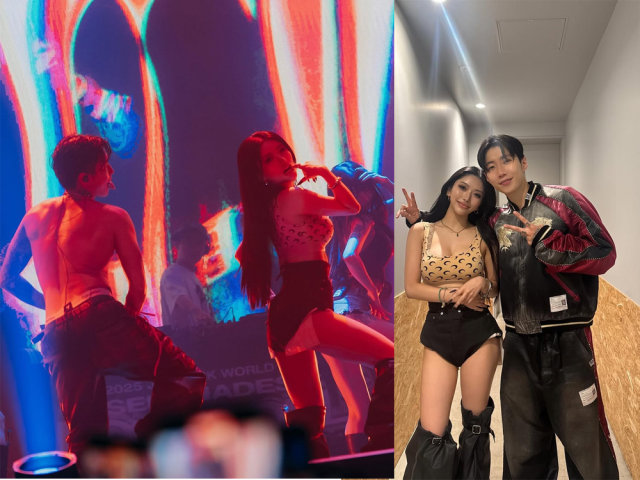 박재범과 우와가 한 무대를 올렸다./우와 SNS