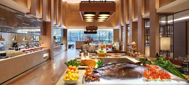 그랜드 인터컨티넨탈 서울 파르나스 그랜드 키친 전경. 사진 제공=파르나스호텔.