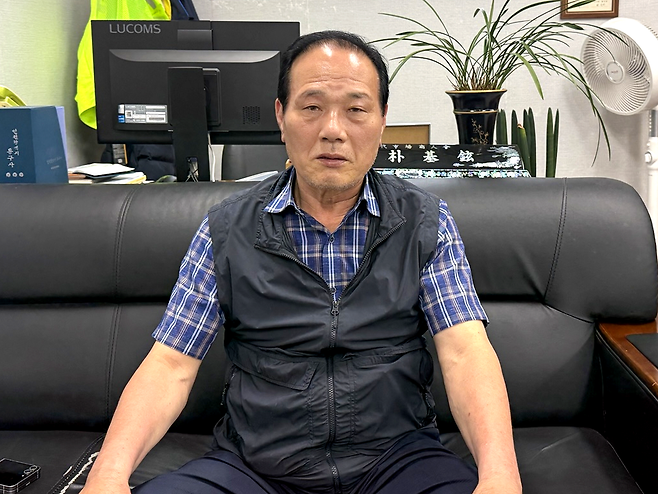 ▲박기현 현대시장 상인회장&nbsp;