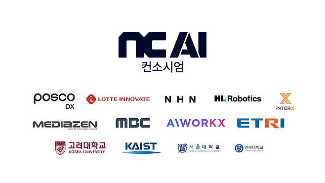 엔씨 AI 컨소시엄 구성(제공=엔씨 AI).