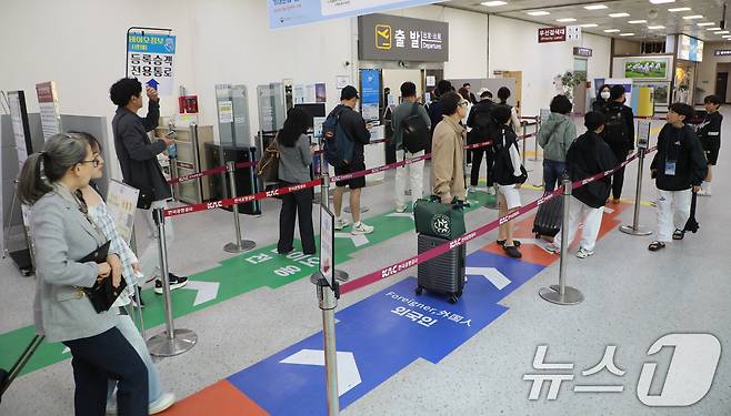 지난  4월 광주공항의 모습. (자료사진) 2025.4.29/뉴스1 ⓒ News1 이수민 기자