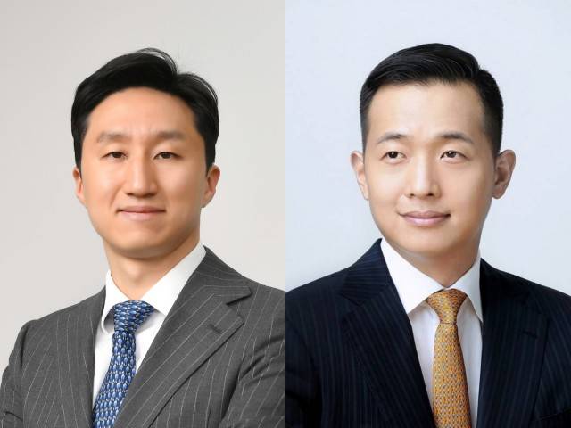 정기선 HD현대 수석부회장(왼쪽)과 김동관 한화그룹 부회장이 한미 관세 협상 과정에서 상반된 존재감을 보였다. /각사 제공