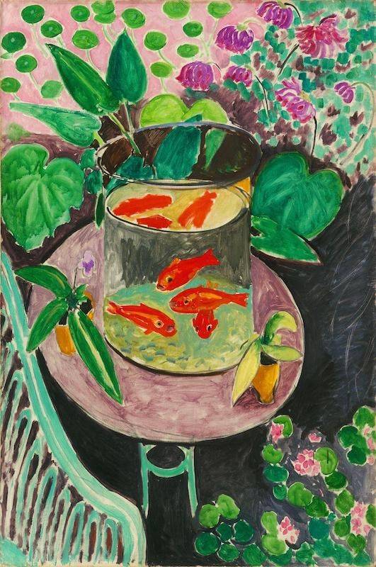 앙리 마티스, 금붕어, 1912년, 캔버스에 유채, 146 x 97cm. /모스크바 푸쉬킨 미술관 소장