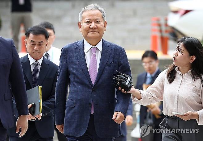 이상민 전 행정안전부 장관. 연합뉴스