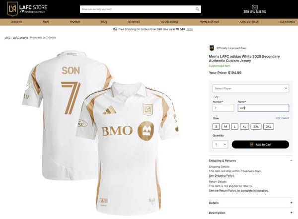 MLS LAFC 공식 스토어