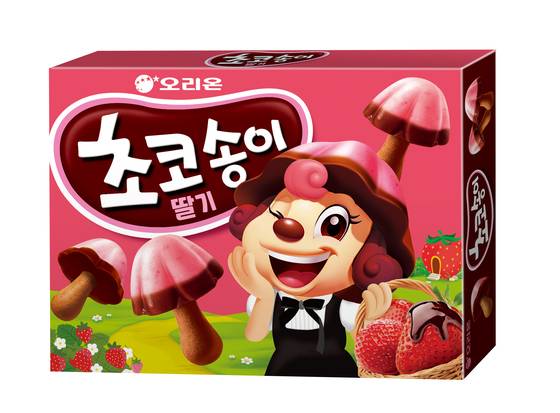 재출시된 오리온의 '초코송이 딸기'. 사진 오리온