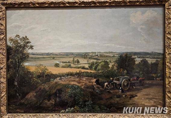 존 콘스터블, 스토어 계곡과 데뎀 교회(Stour Valley and Dedham Church), 1815년 경, 캔버스에 유채, 55.6x77.8cm, 보스턴 미술관