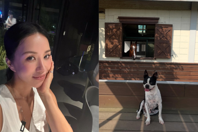 가수 겸 배우 엄정화가 동안 미모를 뽐냈다. / 엄정화 인스타그램 캡처