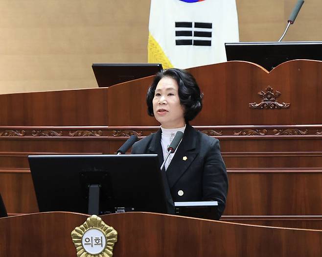 [천안=뉴시스] 김행금 충남천안시의회 의장. *재판매 및 DB 금지
