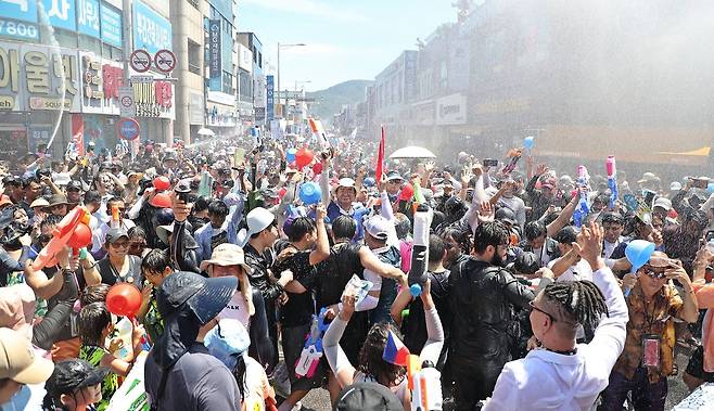 장흥 물축제 [장흥군 제공]