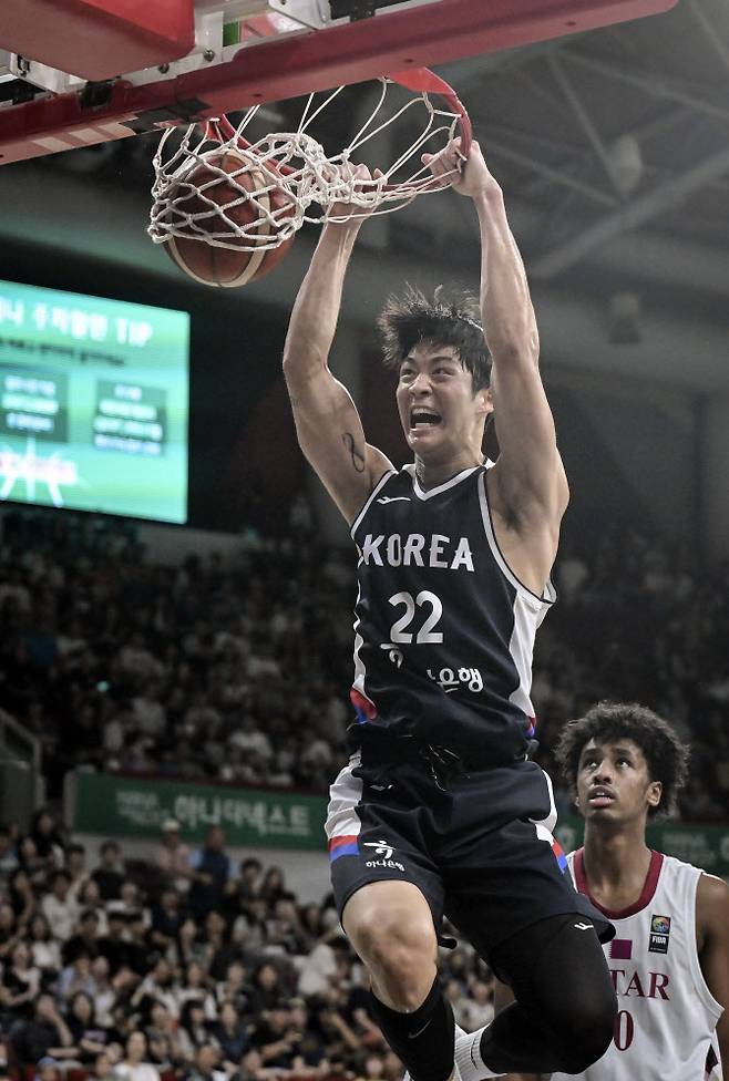 한국 남자농구 대표팀 기대주 여준석. 사진=대한민국농구협회
