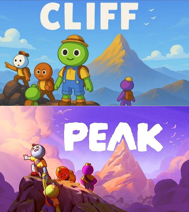 - 클리프는 피크와 게임 디자인 등 닮은점이 매우 많다&nbsp;