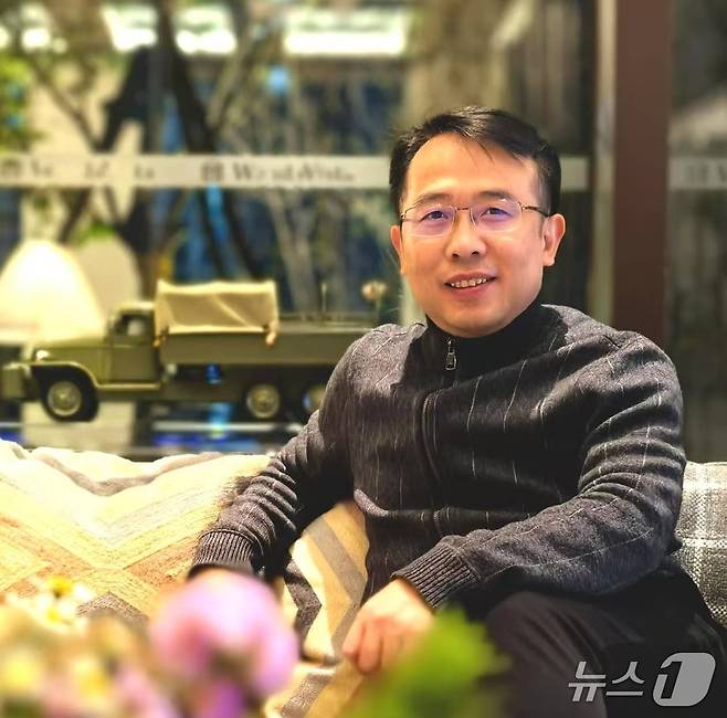 리우전(刘震) 중국 산시성 인민대외우호협회 이사. (필자 제공)