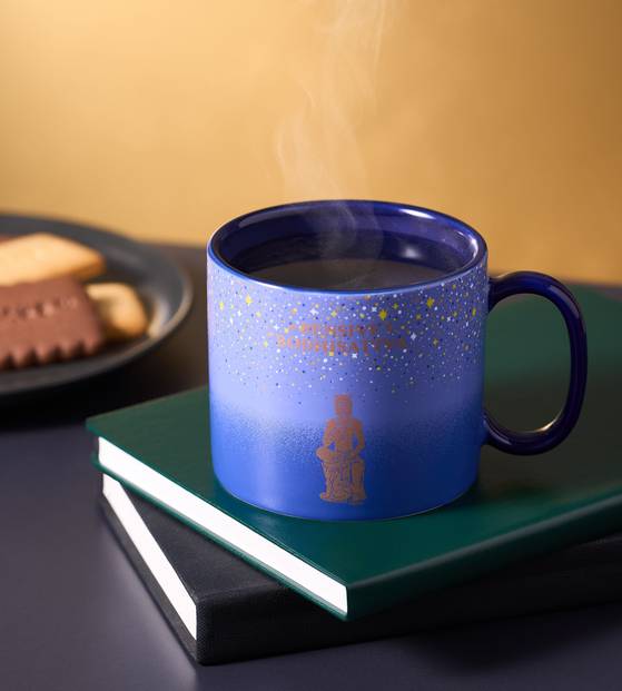 New Starbucks merchandise inspired by the National Museum of Korea's ″Room of Quiet Contemplation″ exhibition [STARBUCKS KOREA]