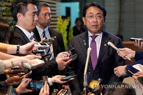 아카자와 료세이 일본 경제재생상 [AFP=연합뉴스 자료사진 제공]