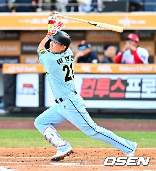 [OSEN=지형준 기자] 퓨처스올스타전 상무 류현인. 2025.07.11 / jpnews@osen.co.kr