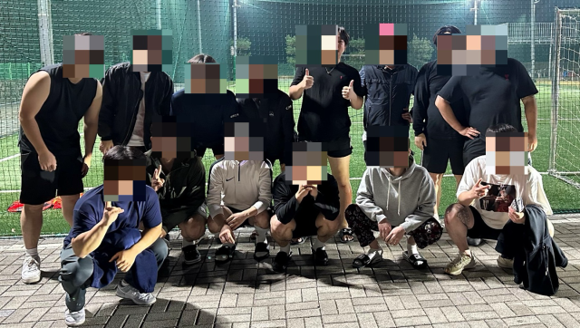 사기조직 구성원들의 모습. 사진 제공=서울경찰청