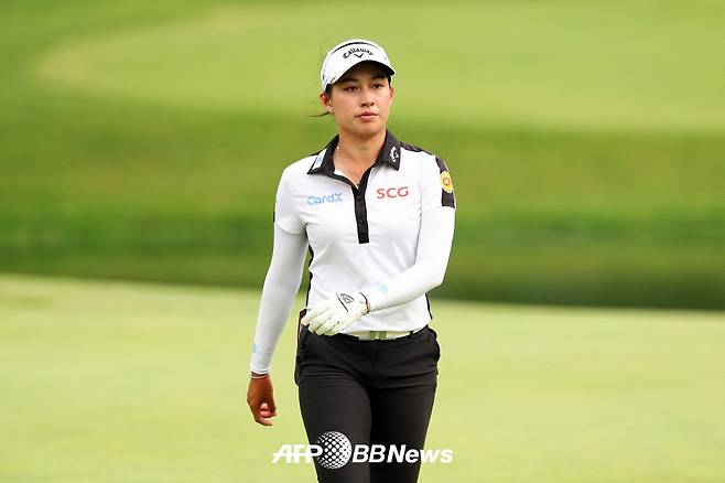 2년 9개월 만에 여자골프 세계랭킹 1위에 오른 태국의 지노 티띠꾼. /AFPBBNews=뉴스1