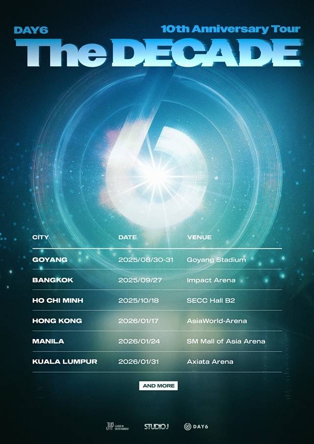 데이식스. 사진lJYP엔터테인먼트