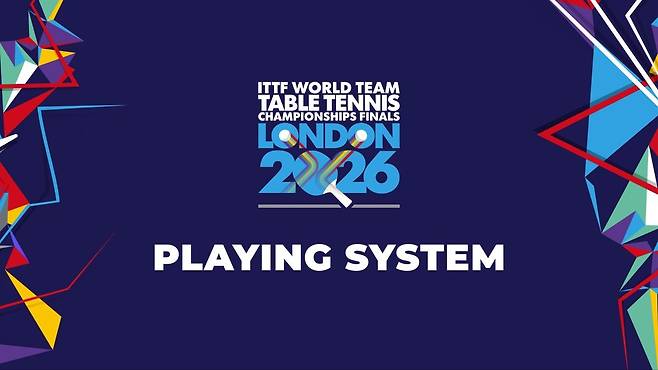 2026 런던 세계탁구선수권대회 로고 이미지  [ITTF 홈피 제공. 재판매 및 DB 금지]